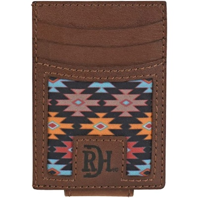 Bison Leather Card Case w/ Magnetic Clip Wallet from Red Dirt Hat