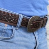 Tooled & Studded Belt - Image 2