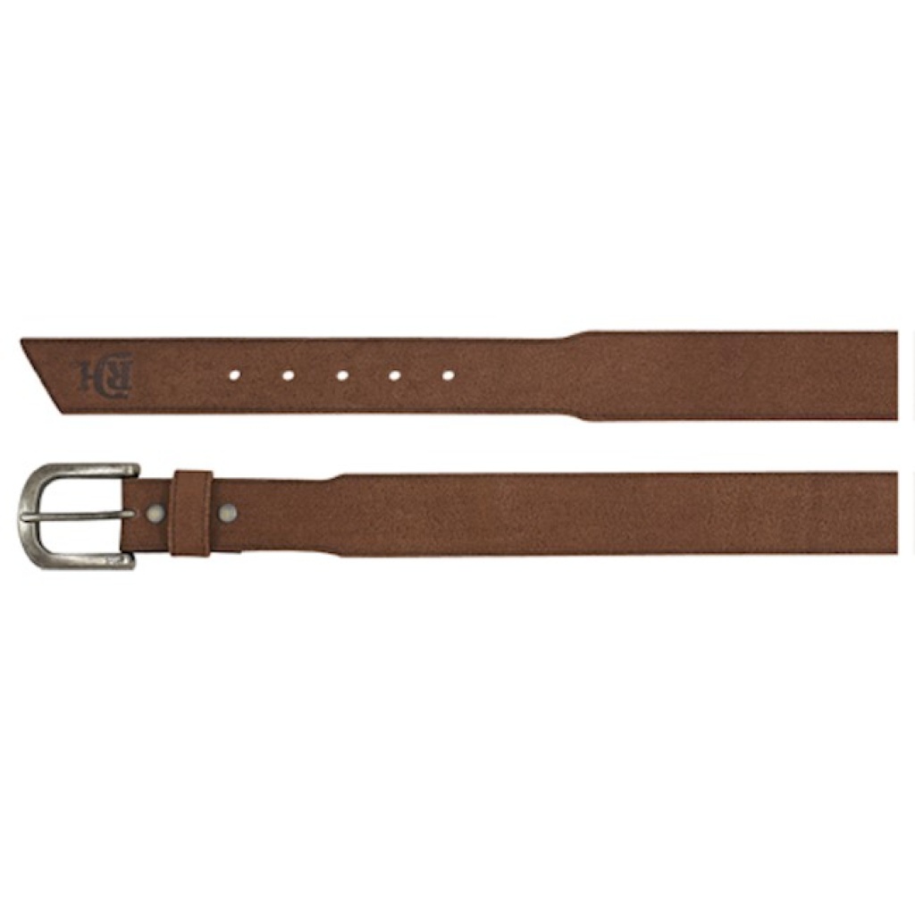 MENS BELT ROUGHOUT LEATHER Red Dirt Hat Co