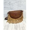 LADIES SLING POUCH BLUE AND SIENNA SOUTHWESTERN PATTERN - Image 3