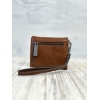 LADIES MINI WALLET BLUE AND SIENNA SOUTHWESTERN PATTERN - Image 2