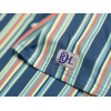Teal & Coral Striped Polo - Image 4