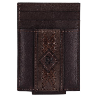 CARD CASE W/MAGNET CLIP ARROW STITCH