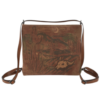 LADIES CONVERTIBLE BACKPACK DUSTY DESERT
