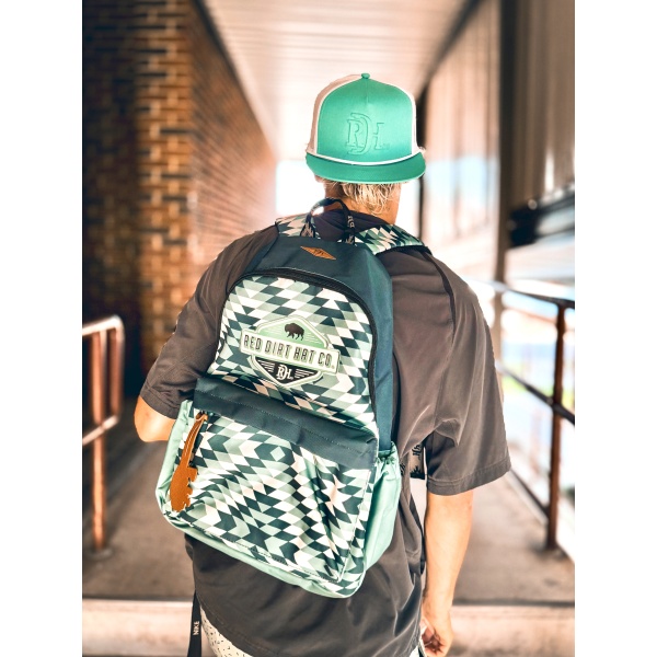 Turquoise Aztec Backpack - Image 2