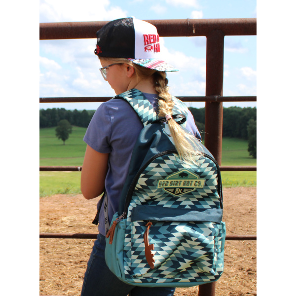 Turquoise Aztec Backpack - Image 3