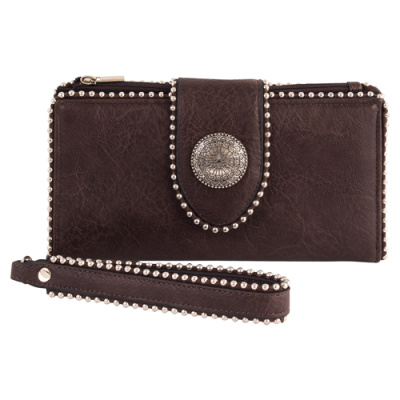 RED DIRT HAT CO LADIES WALLET CONCHO W/BALL CHAIN