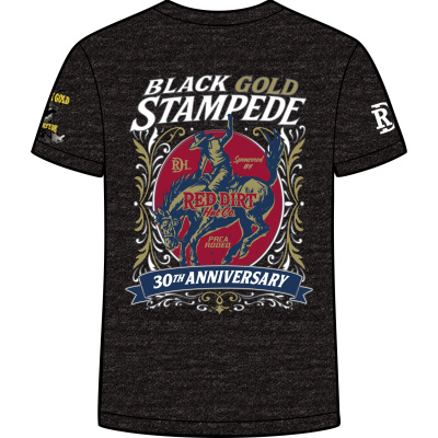 PRE-ORDER - 2025 Black Gold Stampede Rodeo T-Shirt