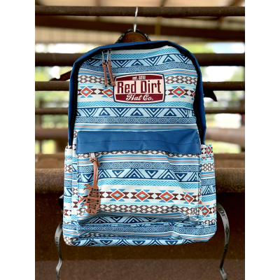 Blue Aztec Backpack